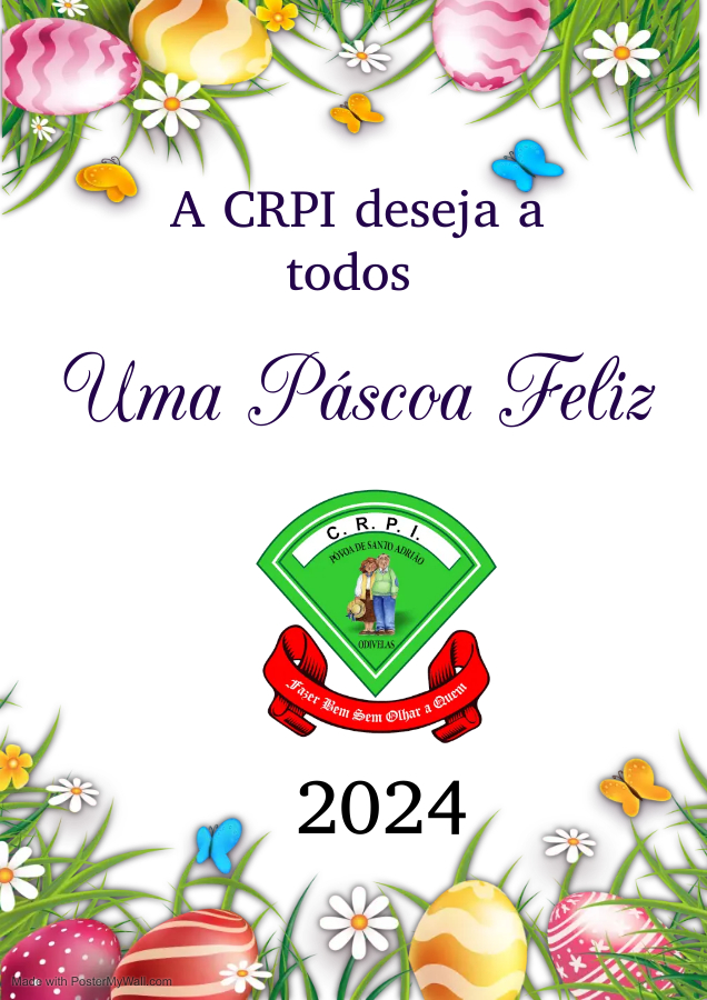 A CRPI deseja a todos uma Páscoa Feliz 2024